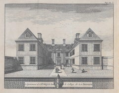Trinity College, Cambridge incisione di Pieter Van der Aa dopo David Loggan iii