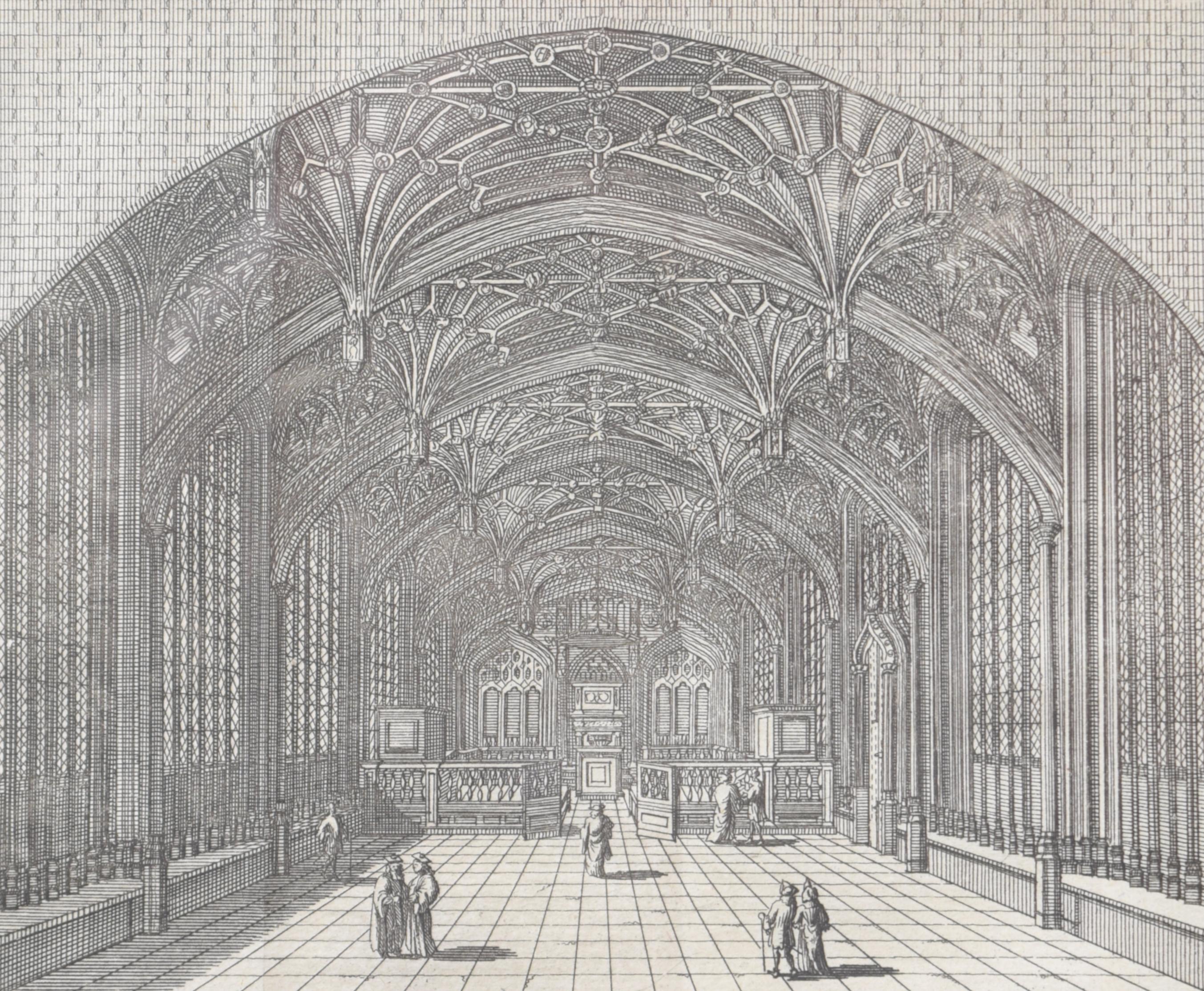 University of Oxford Divinity School von Pieter van der Aa nach David Loggan im Angebot 1