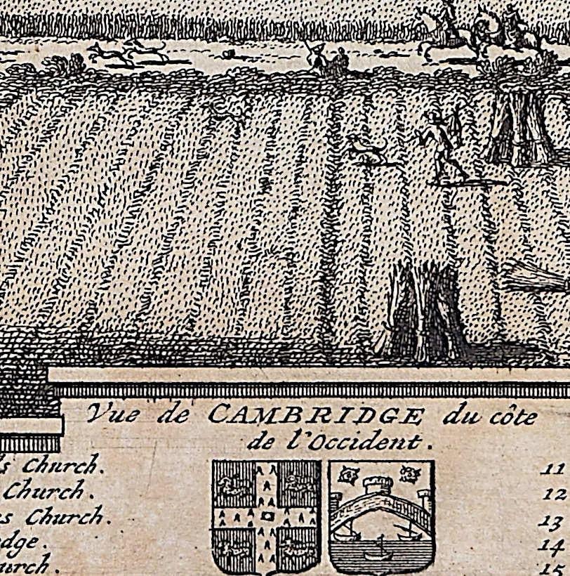 Pieter van der Aa (1659 - 1733), after David Loggan (1634 - 1692)
View of Cambridge
Engraving
12 x 16 cm

An eighteenth-century view of Cambridge, engraved by Pieter van der Aa after David Loggan, the noted engraver, draughtsman, and
