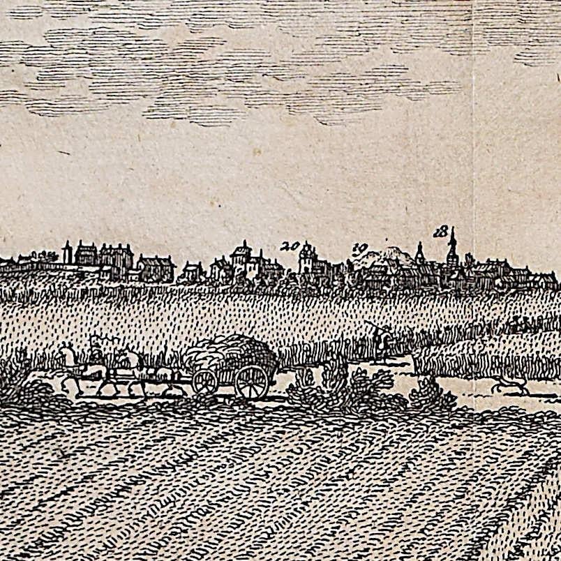 View of Cambridge, engraving Pieter van der Aa after David Loggan For Sale 1