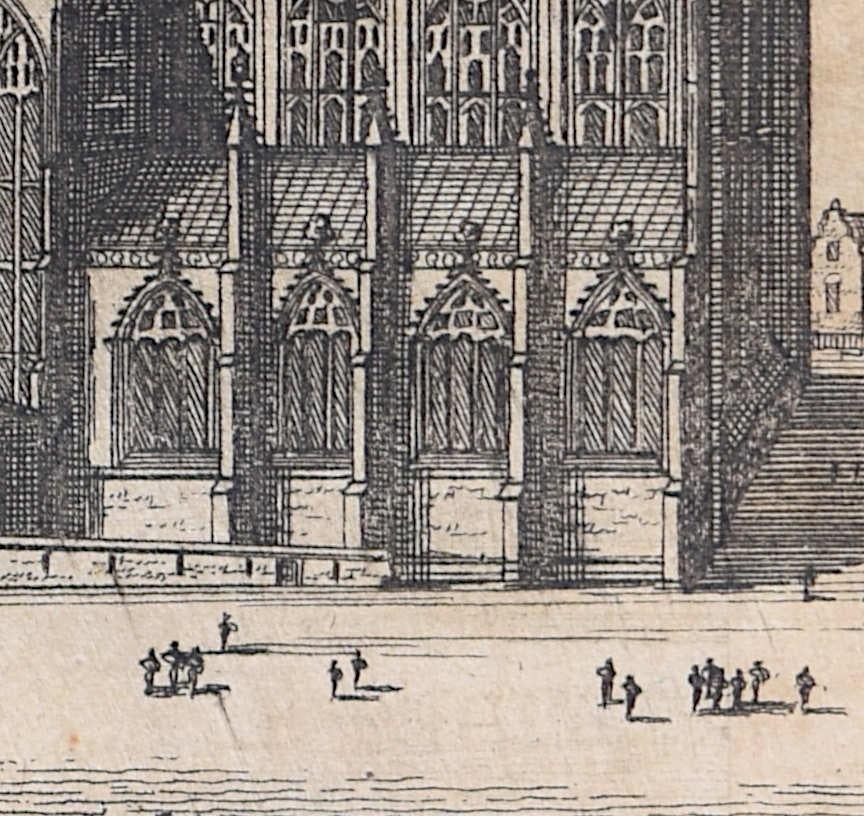 York Minster, engraving Pieter van der Aa probably after Johannes Kip For Sale 1