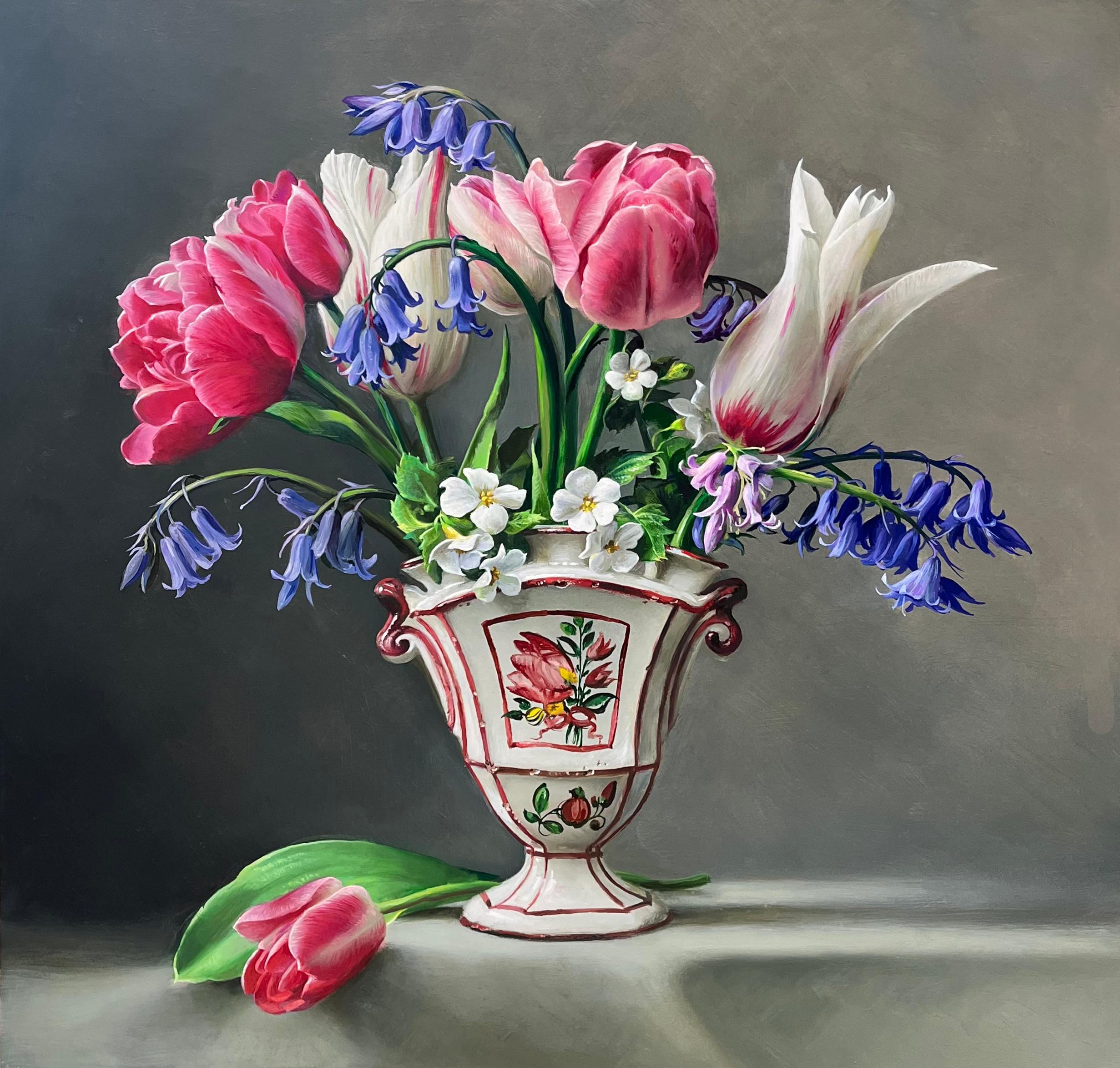 Still-Life Painting Pieter Wagemans - Tulipes