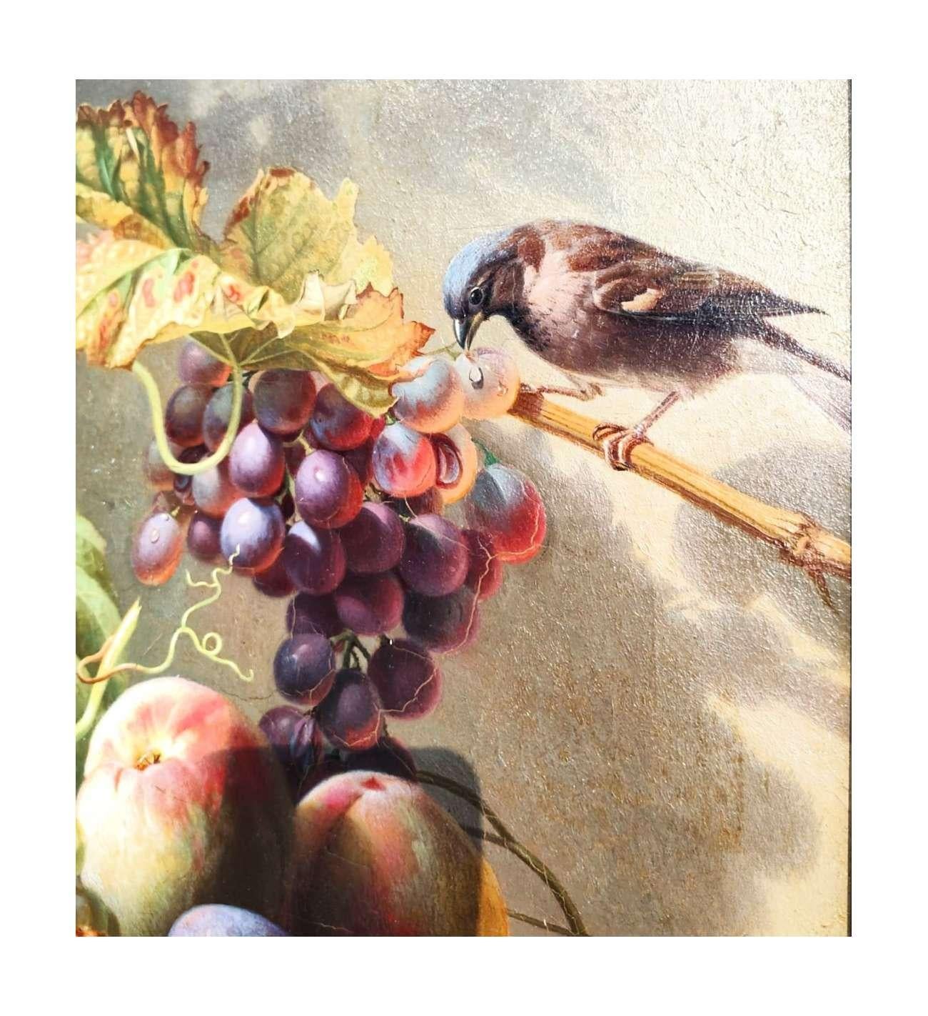 Nature morte avec oiseau et abeille - Pieter Willem Romenij  (1830-1898) en vente 2