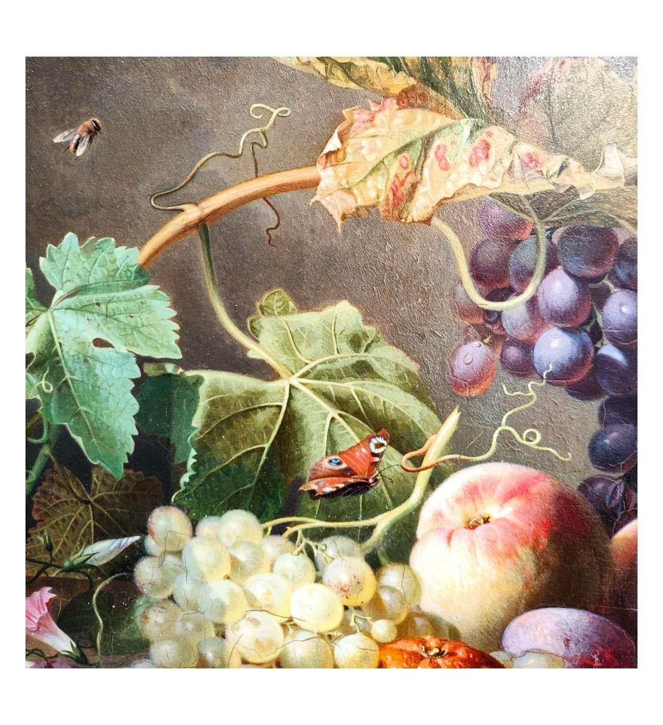 Nature morte avec oiseau et abeille - Pieter Willem Romenij  (1830-1898) en vente 6