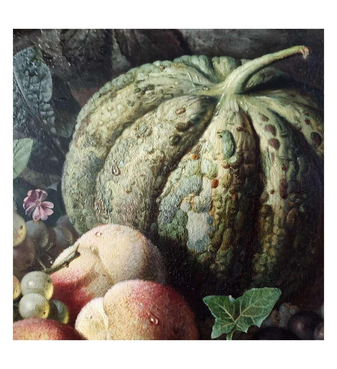 Nature morte à la citrouille - Pieter Willem Romenij  (1830-1898) en vente 9