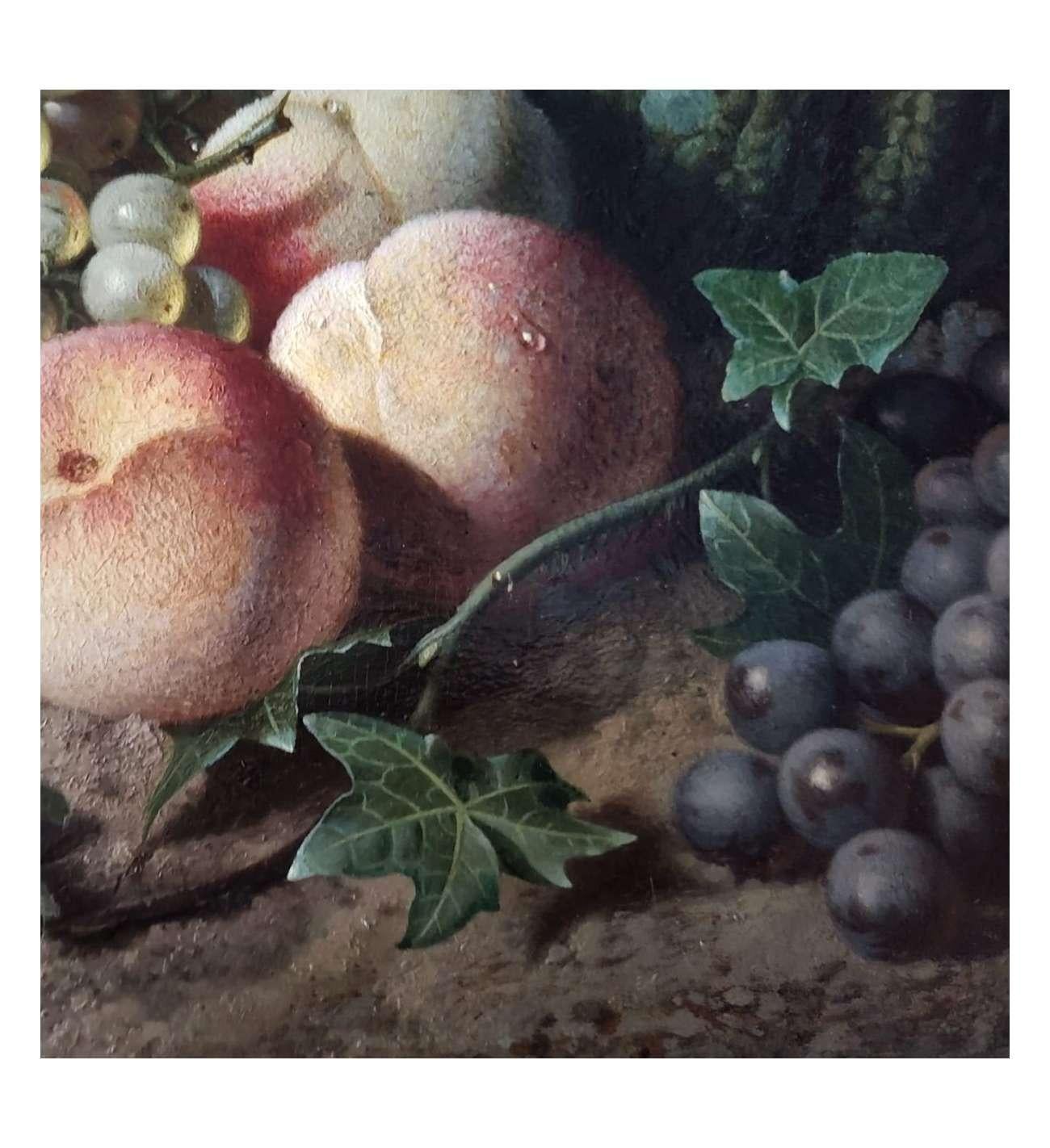 Nature morte à la citrouille - Pieter Willem Romenij  (1830-1898) en vente 4