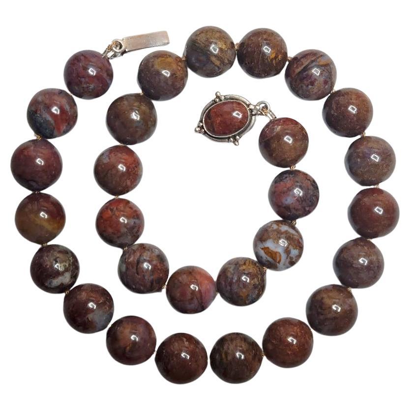 Pietersite Knotted Necklace