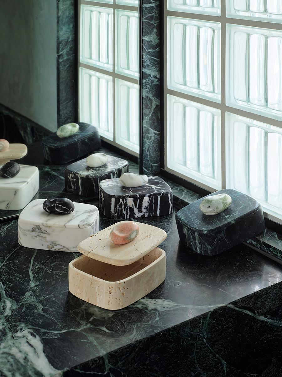 Modern Pietra Box Verde & Irish Green by Greg Natale For Sale