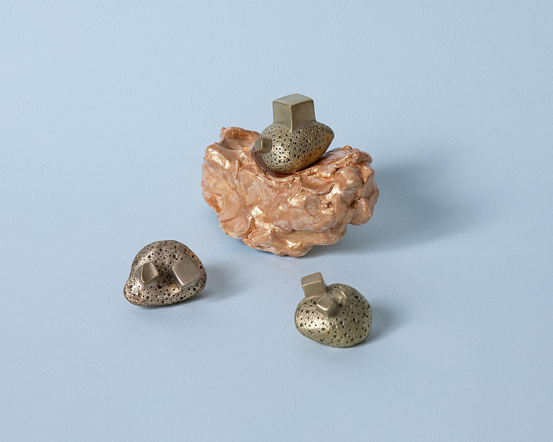 Pomelli in ottone Pietra In condizioni Nuovo in vendita a Firenze, FI