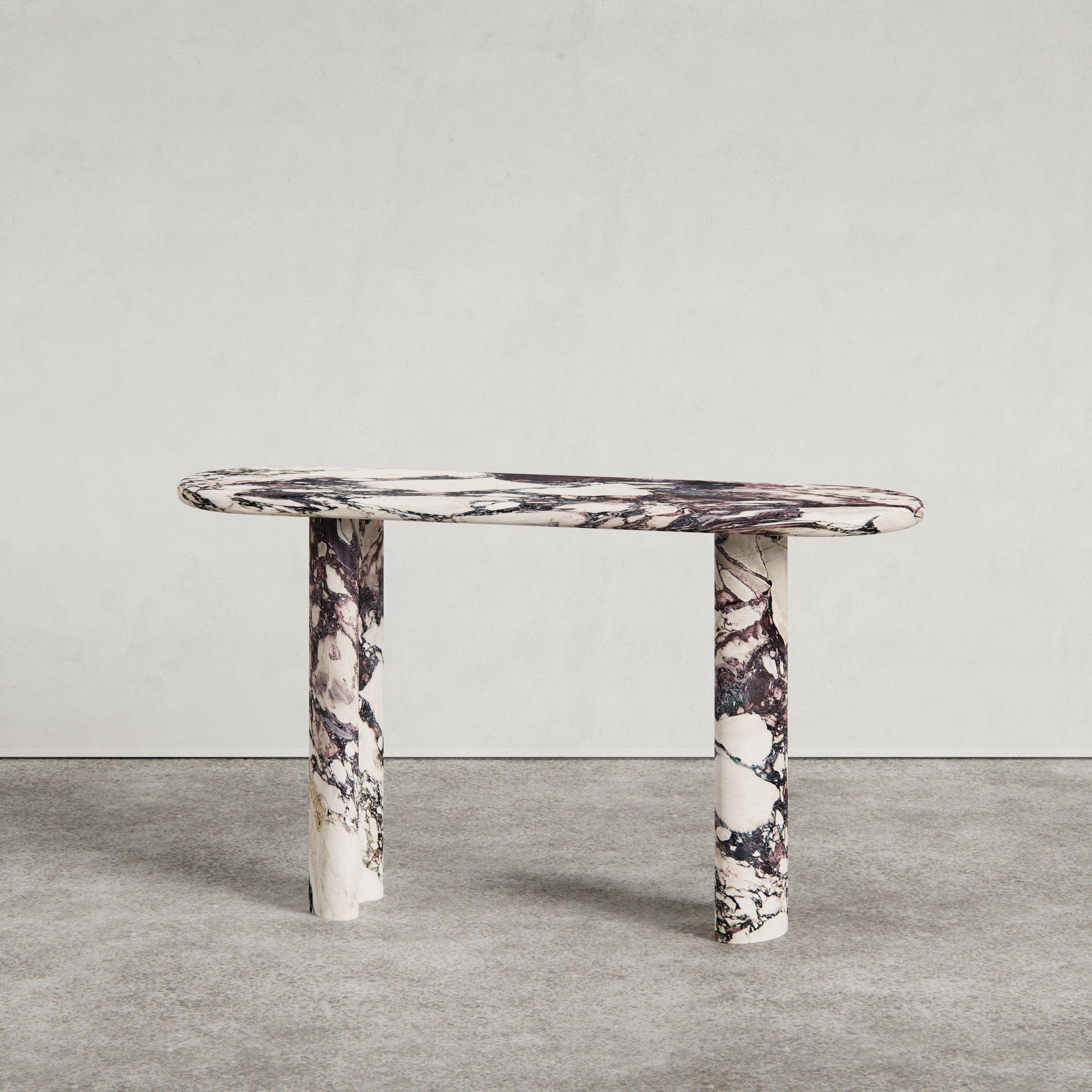 viola marble console table