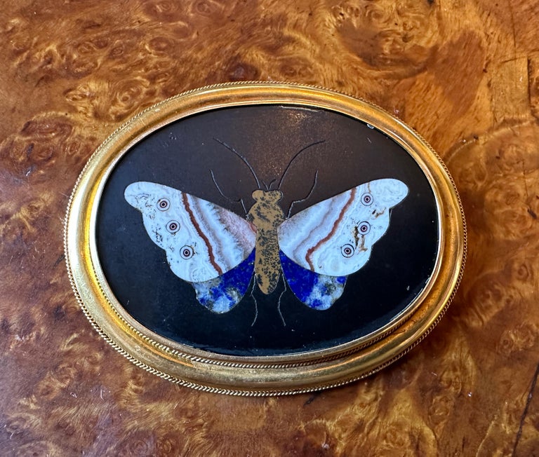Broche Ancienne En Forme De Papillon/insecte - Vintage, Occasion, Parfaite Pour Customiser Un Vêtement
