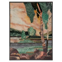 Pietra Dura Hardstone Landscape Panel