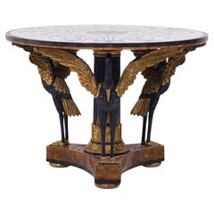 Pietra Dura Hollywood Regency Ess- und Wohnzimmertisch mit Intarsien aus Stein