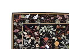 Pietra Dura Small Coffee Table (TOP ONLY) Inlay in Marble by Stephanie Odegard