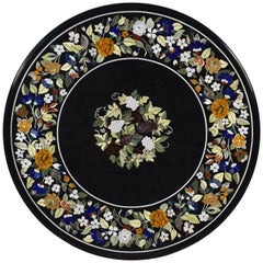 Vintage "Pietra Dura" Tabletop, Marble and Hardstones, circa End of the 20th Century