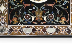 "Pietra Dura" Tabletop, Marble and Hardstones, circa Late 20th Century