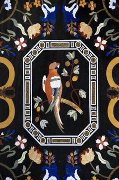 "Pietra Dura" Tabletop, Marble and Hardstones, circa Late 20th Century