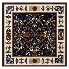 "Pietra Dura" Tabletop, Marble and Hardstones, circa Late 20th Century