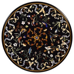 Vintage "Pietra Dura" Tabletop, Marble and Hardstones", circa Late 20th Century