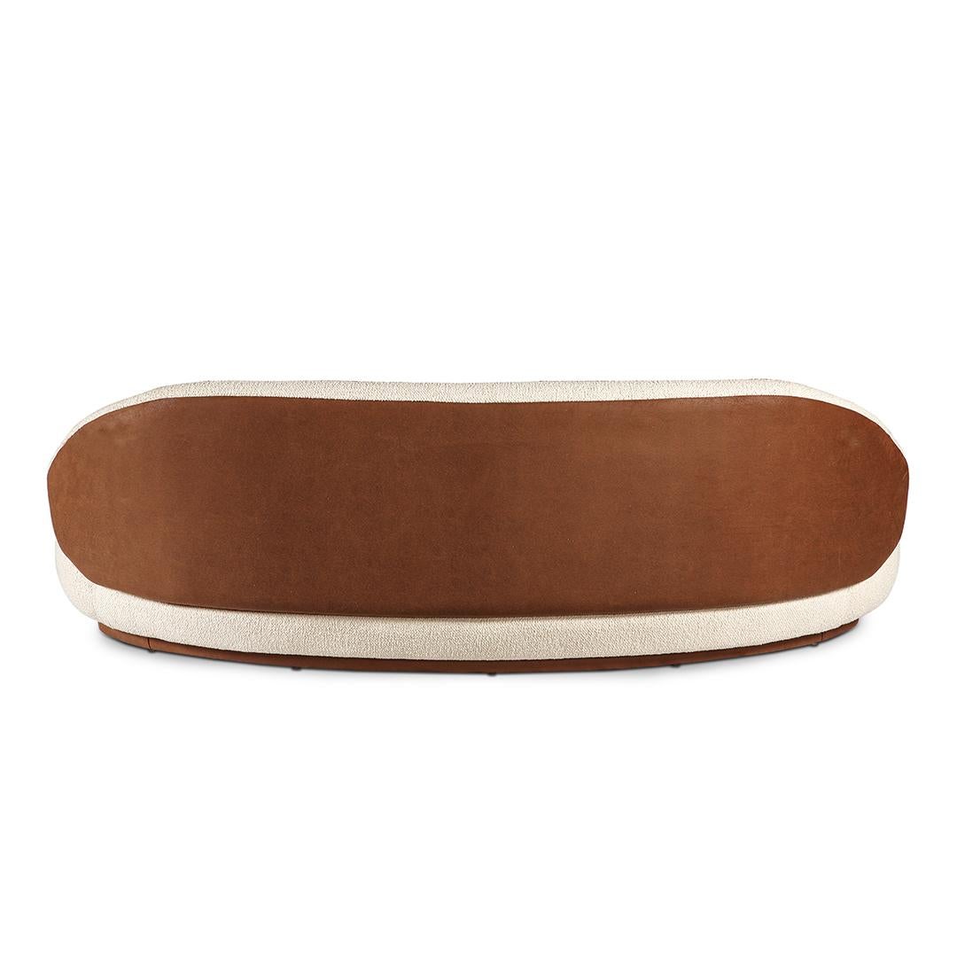 Gebogene Couch 