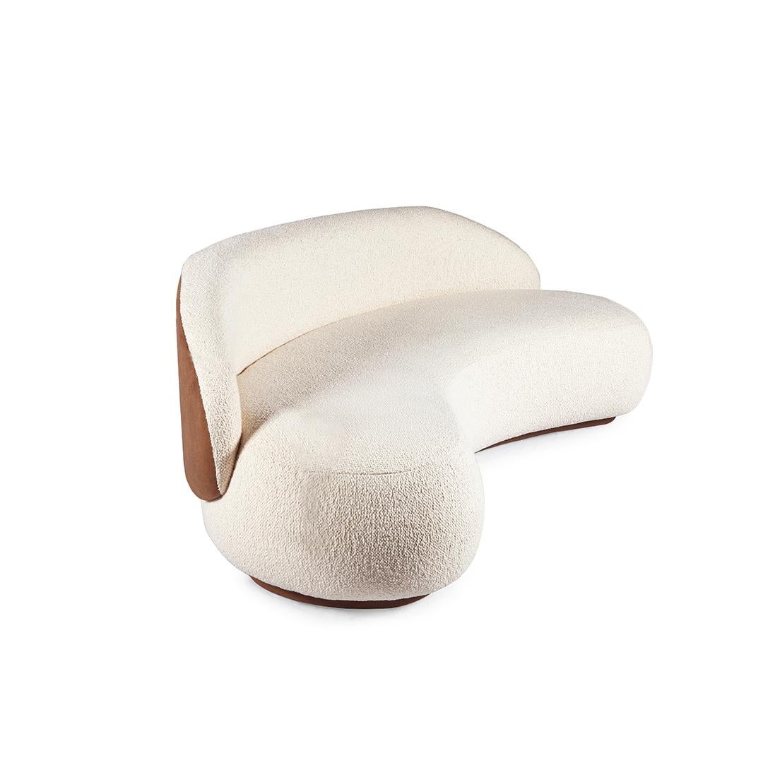 Gebogene Couch 