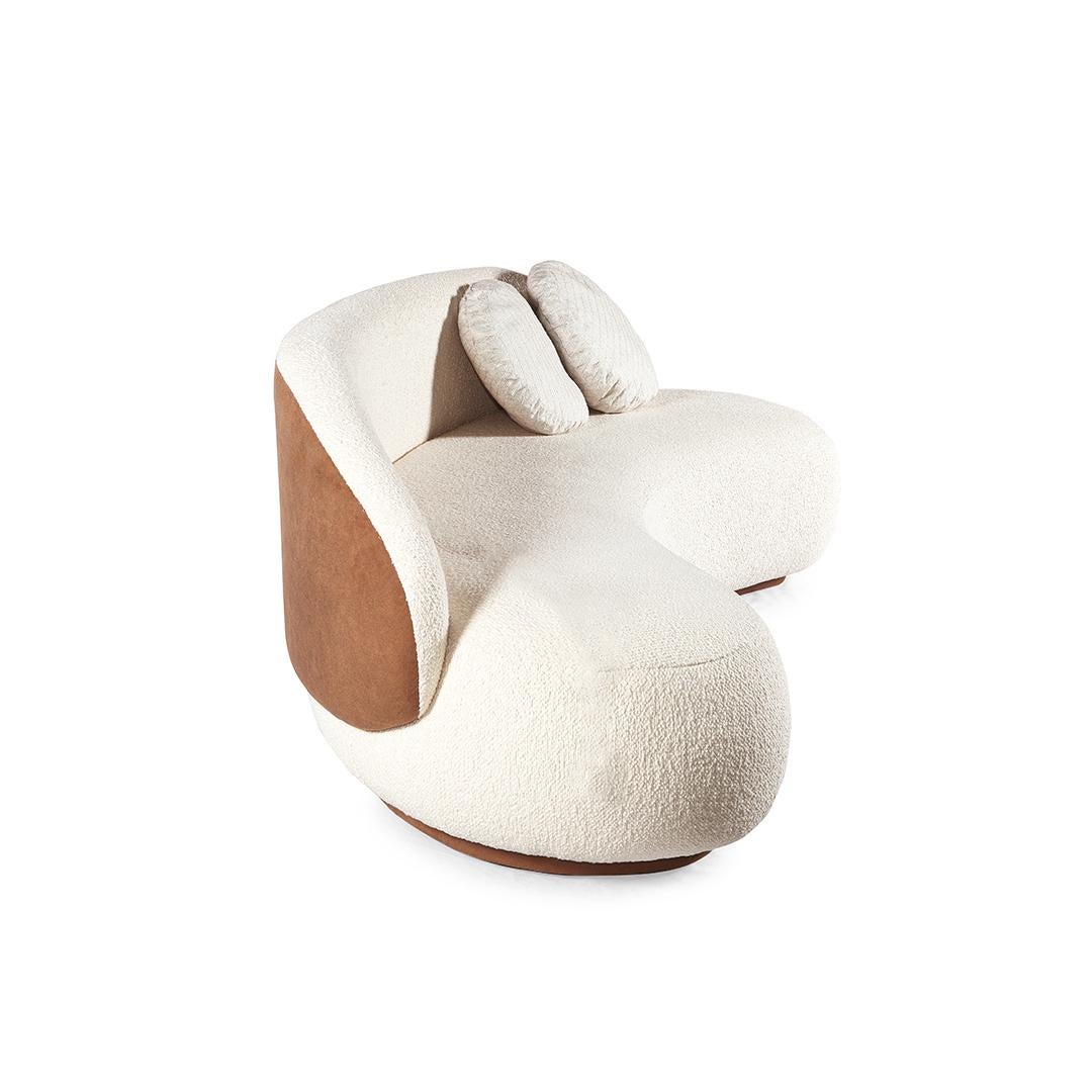 Gebogene Couch 