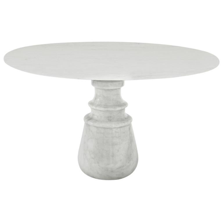 Pietra Round Table in Estremoz Marble by Boca do Lobo For Sale