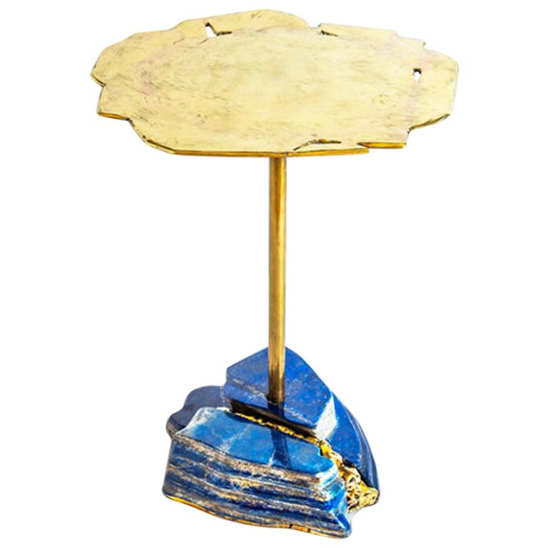 Yellow (POLISHED BRASS) Pietra Side Table by form A