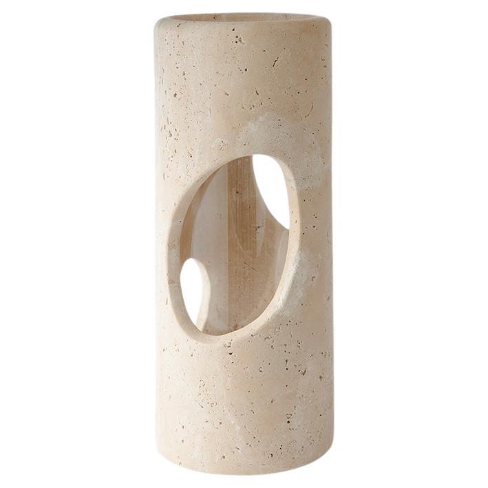 Vaso Pietra in travertino di Greg Natale