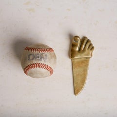 Schreibtischöffner mit Fuß aus Bronzeguss von Checcacci für Pietrina Checcacci