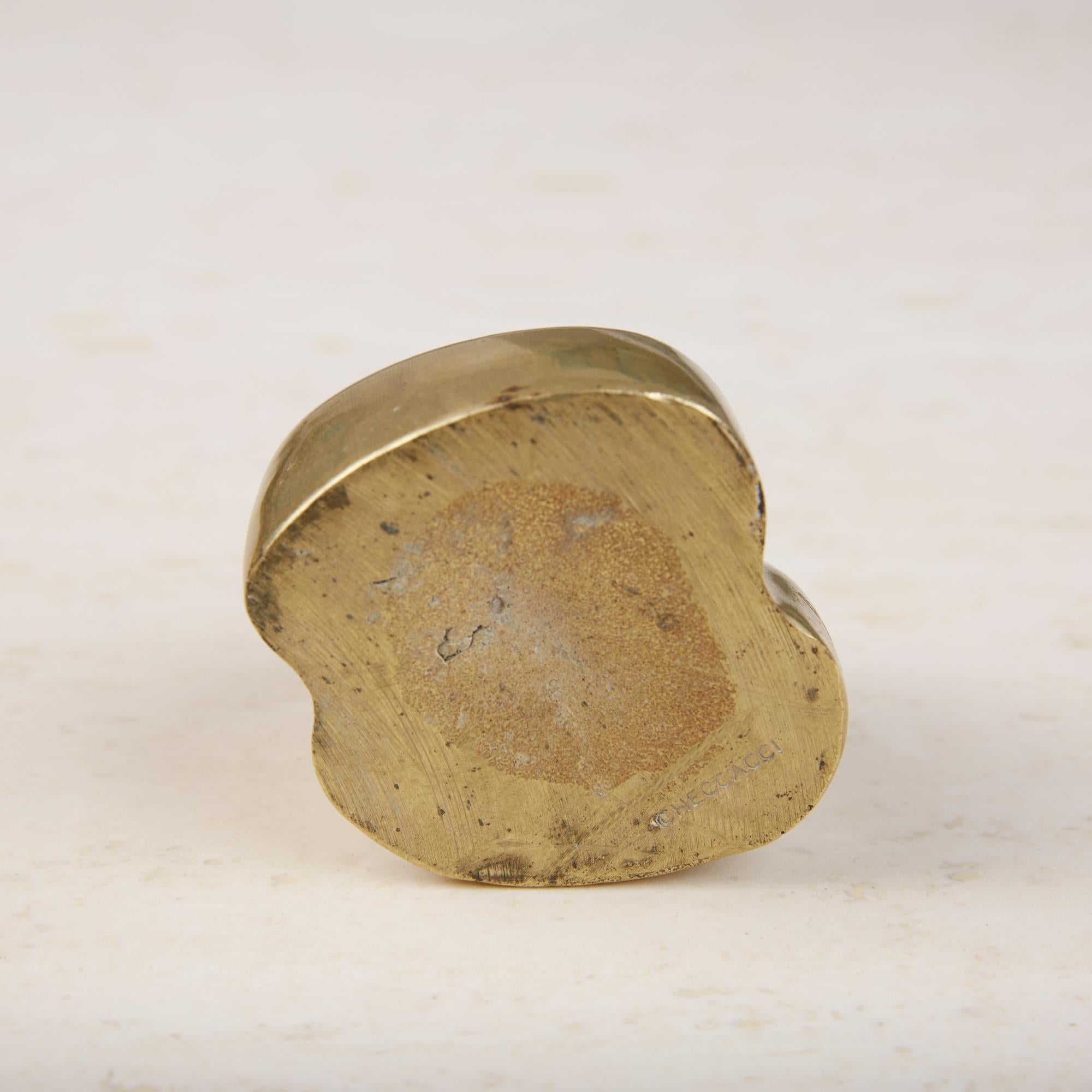 Calco Pietrina Checcacci Porta Lettere in Bronzo Fuso in vendita
