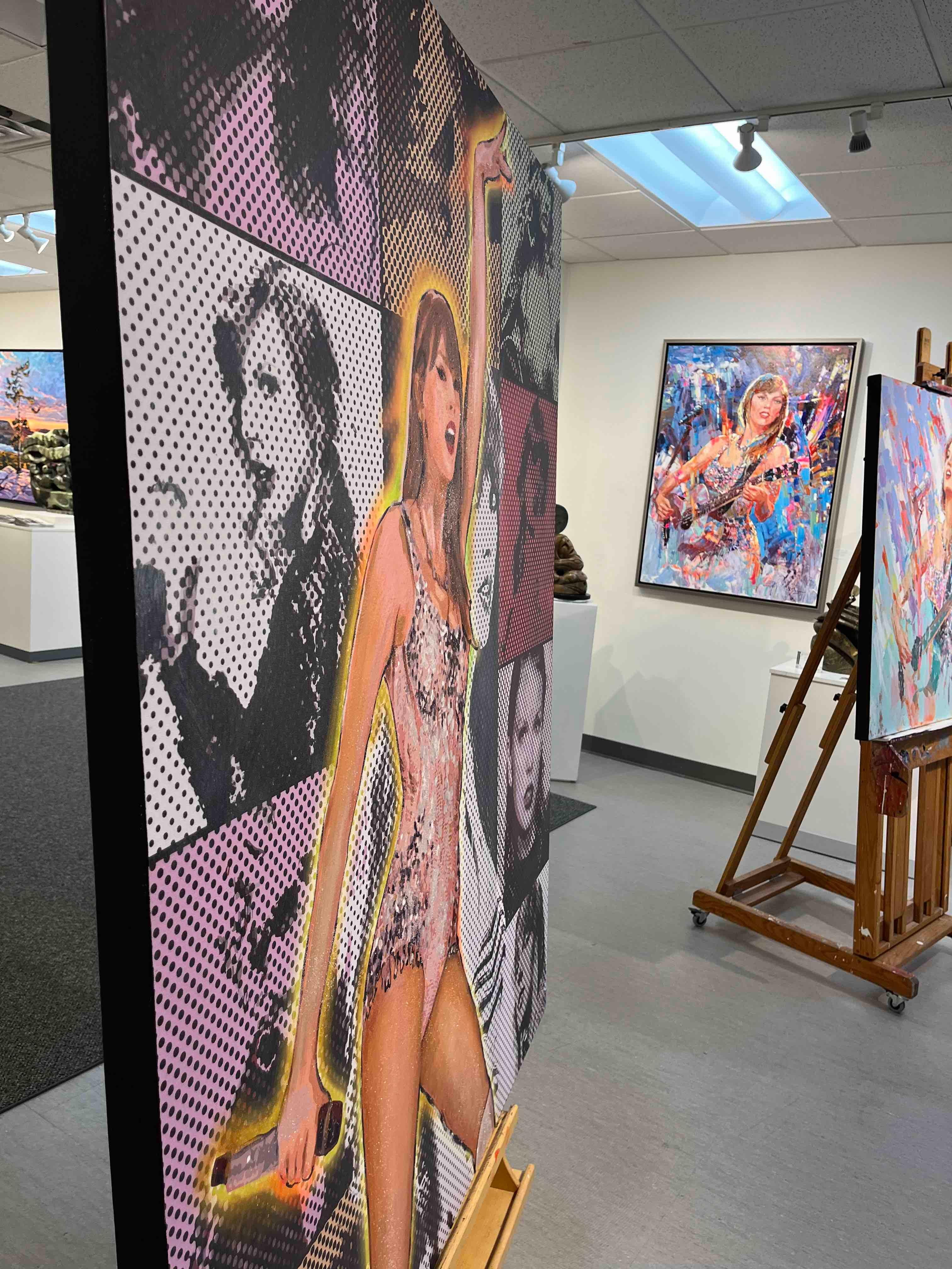 A. Taylor Swift – Painting von Pietro Adamo