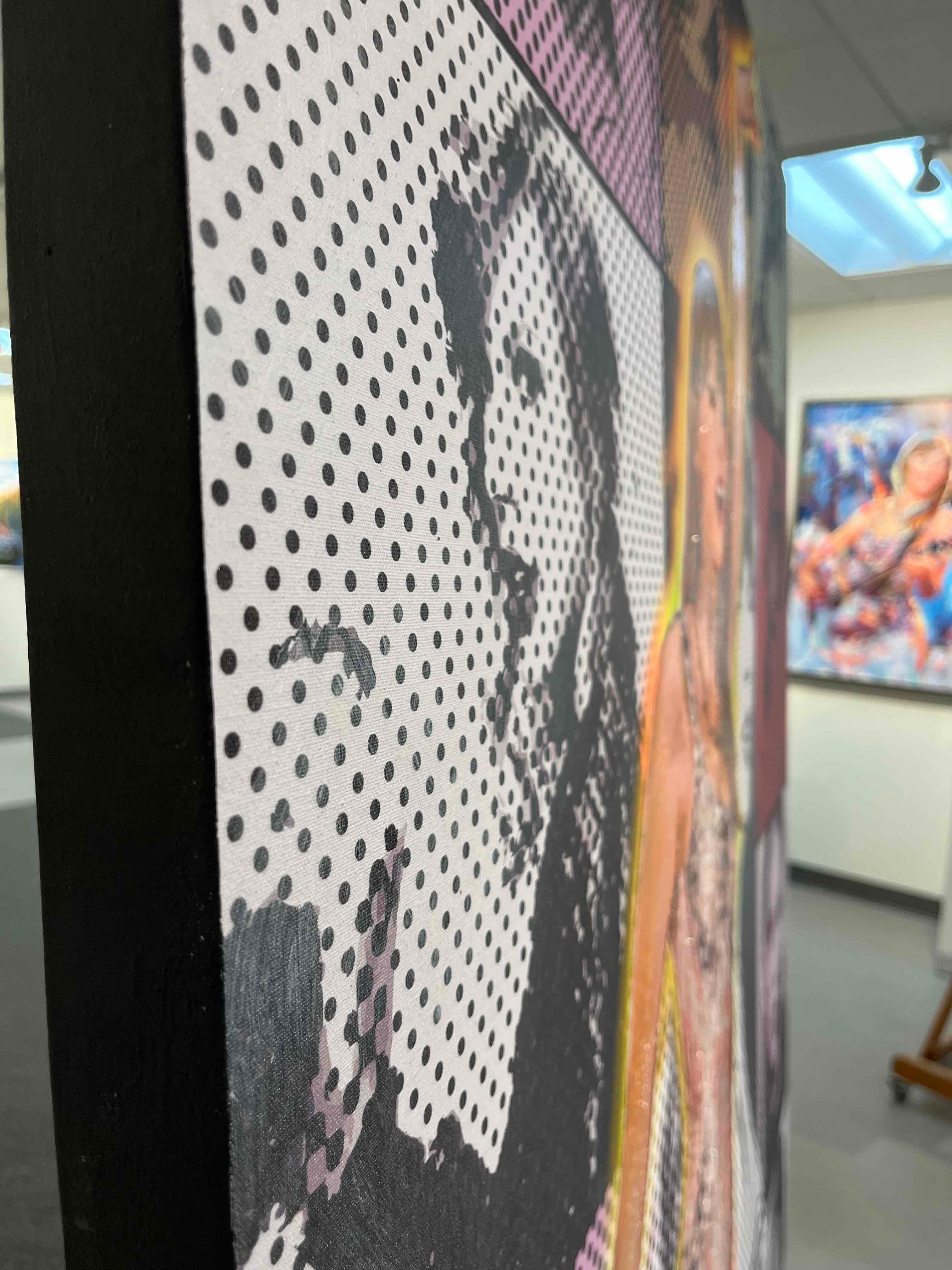 A. Taylor Swift (Braun), Figurative Painting, von Pietro Adamo