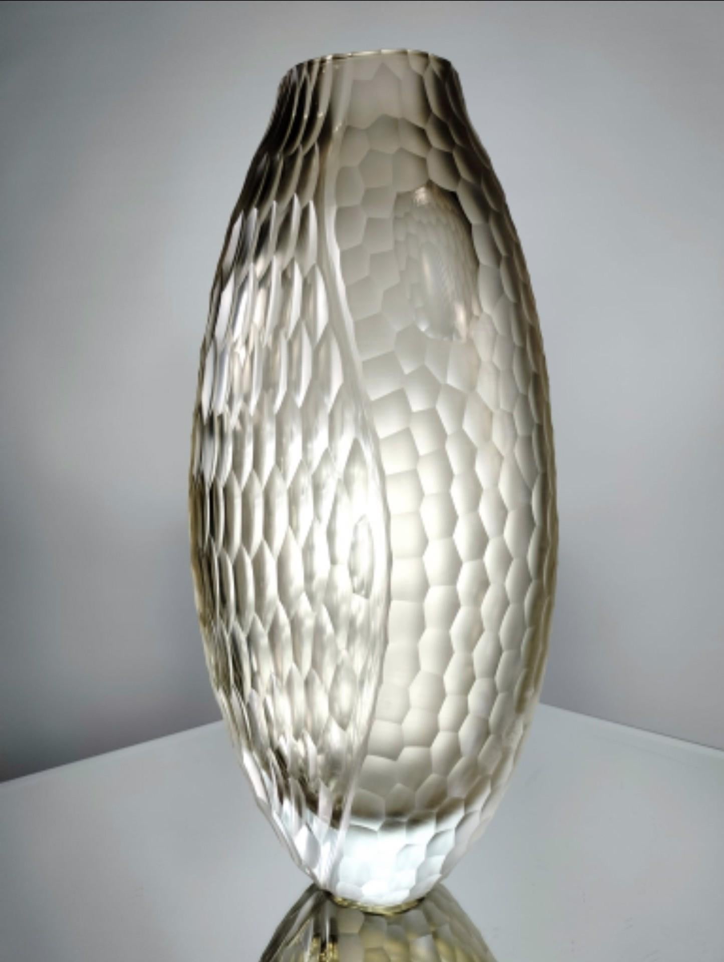 Tall Champagne Vase - Sculpture by Pietro & Riccardo Ferro