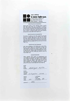 Komposition – Lithographie von Pietro Annigoni – 1973