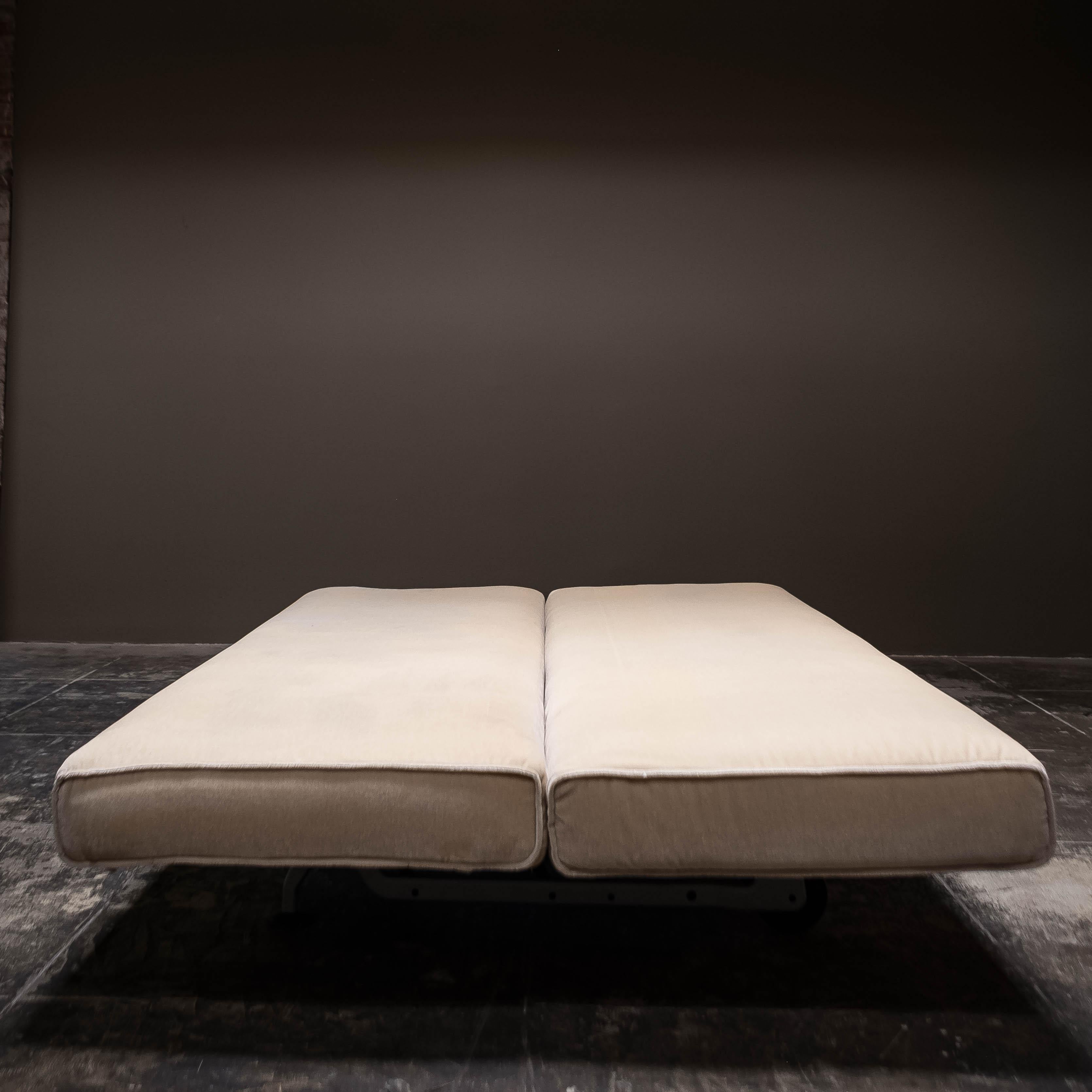 Sofá cama deslizante Pietro Arosio para Taccini Aluminio en venta