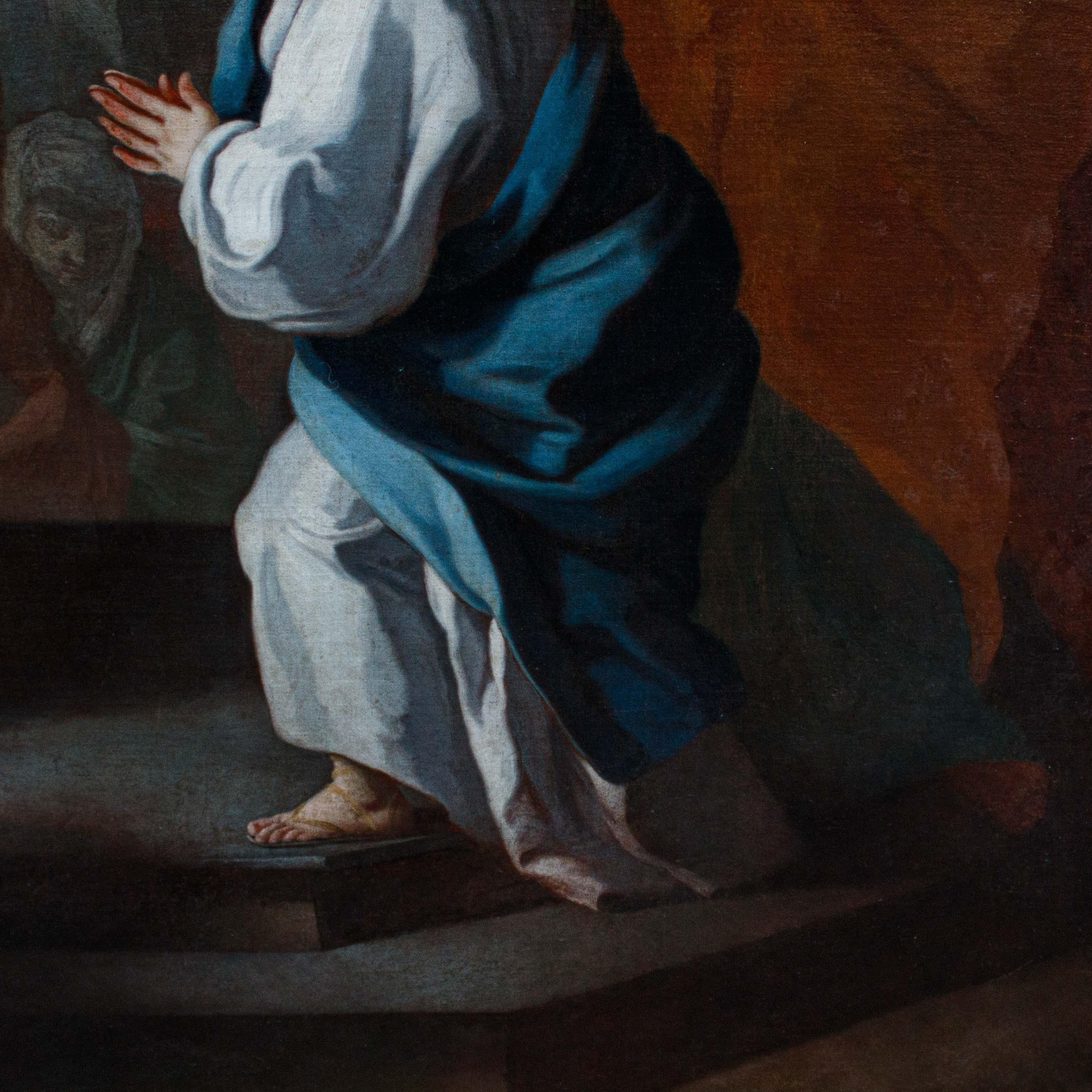 Présentation de Marie au Temple Huile sur toile Ambit de Pietro Bardellino en vente 8