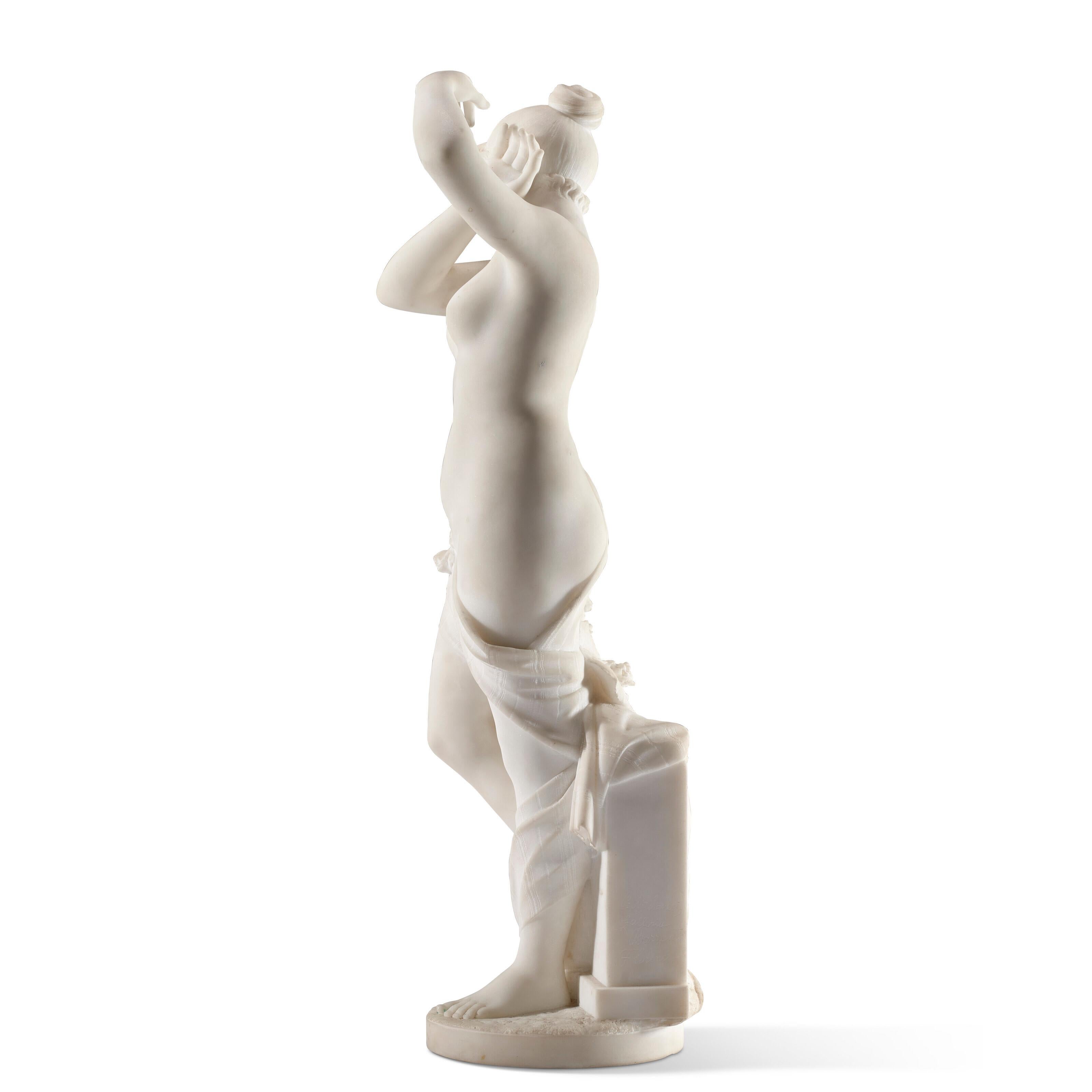 In der Frühlingsgoräie (Grau), Figurative Sculpture, von Pietro Barzanti