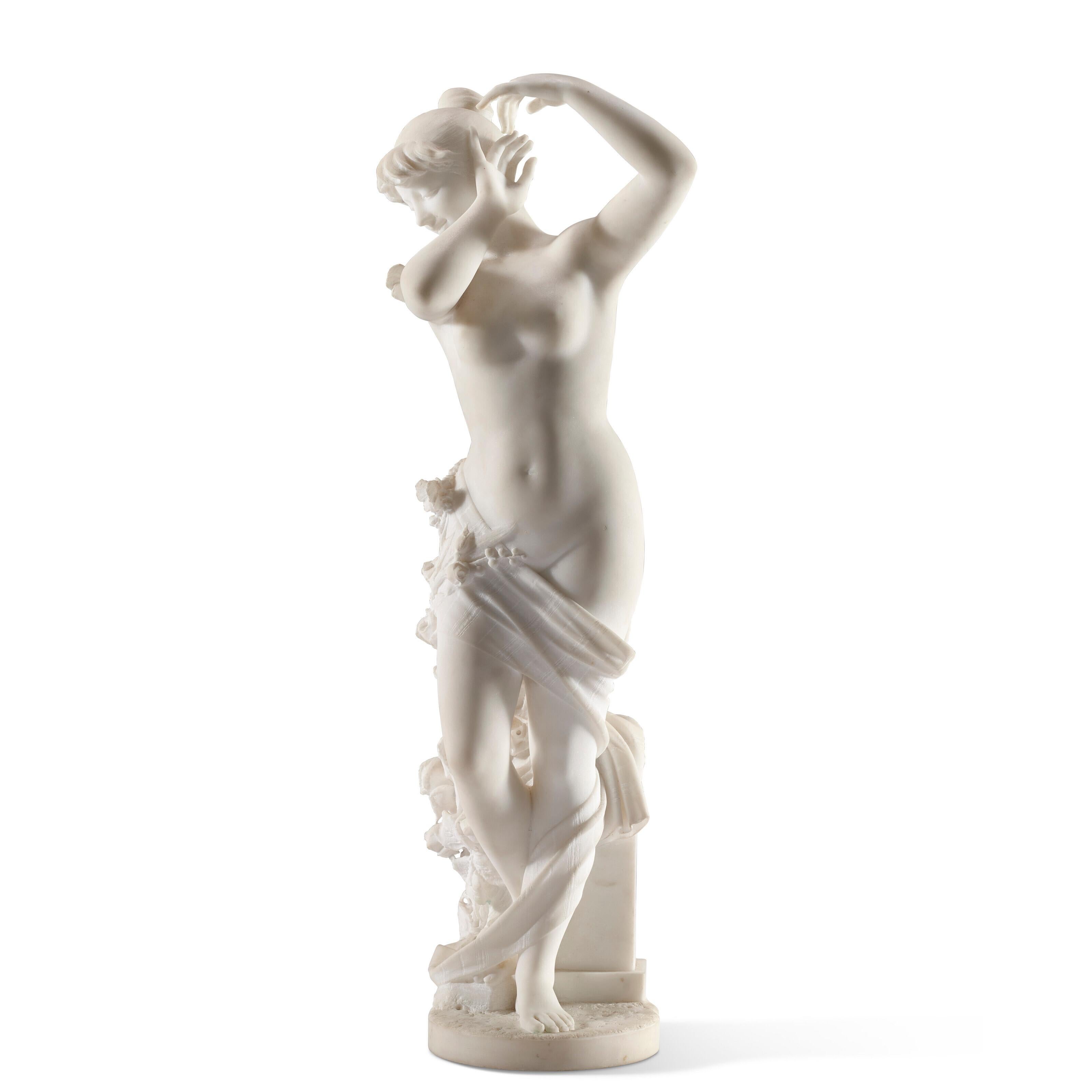 Pietro Barzanti Figurative Sculpture – In der Frühlingsgoräie