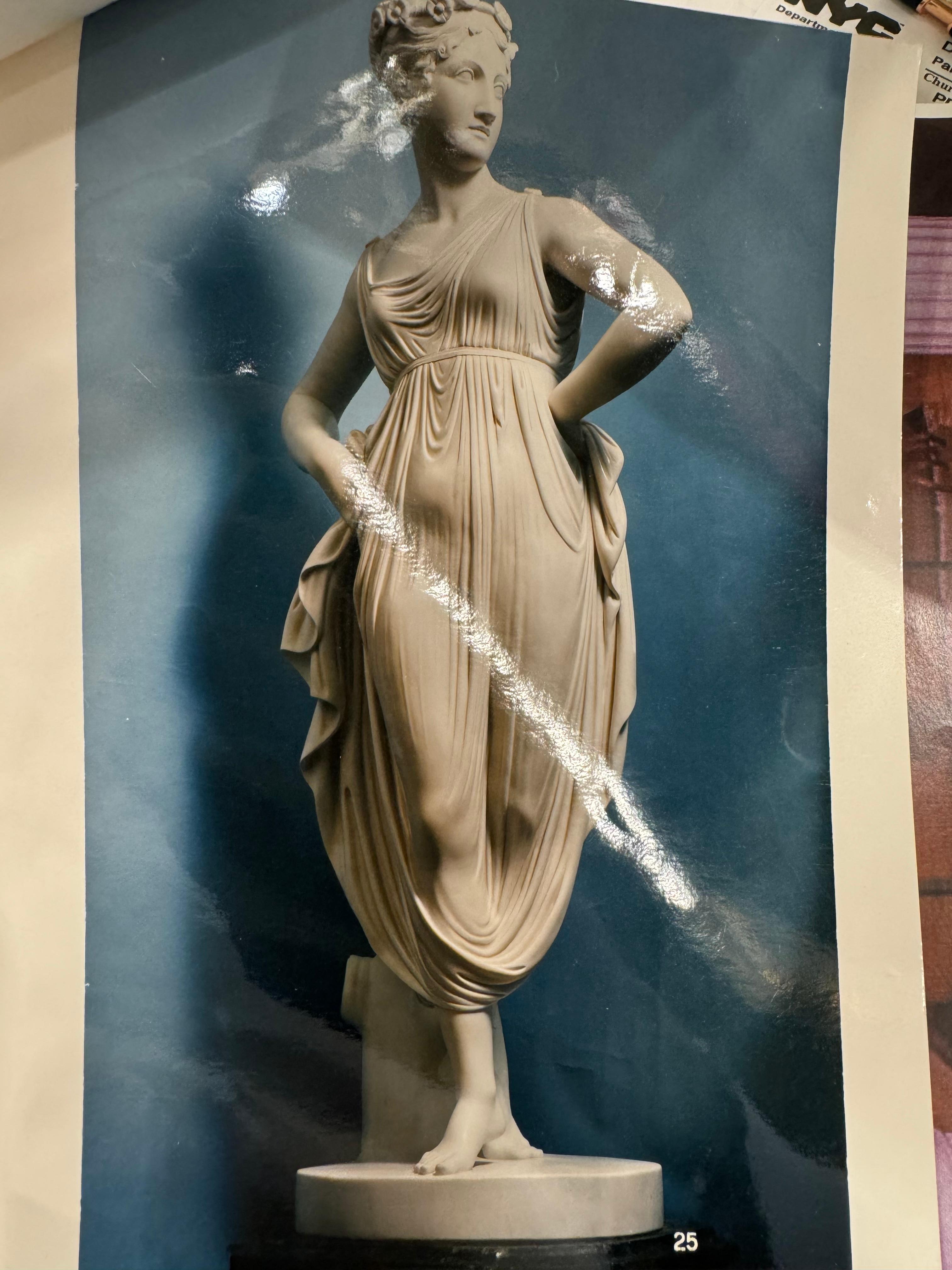 Pietro Bazzanti: Important Pair of Life-Size Carrara Marble Dancers After Canova For Sale 5