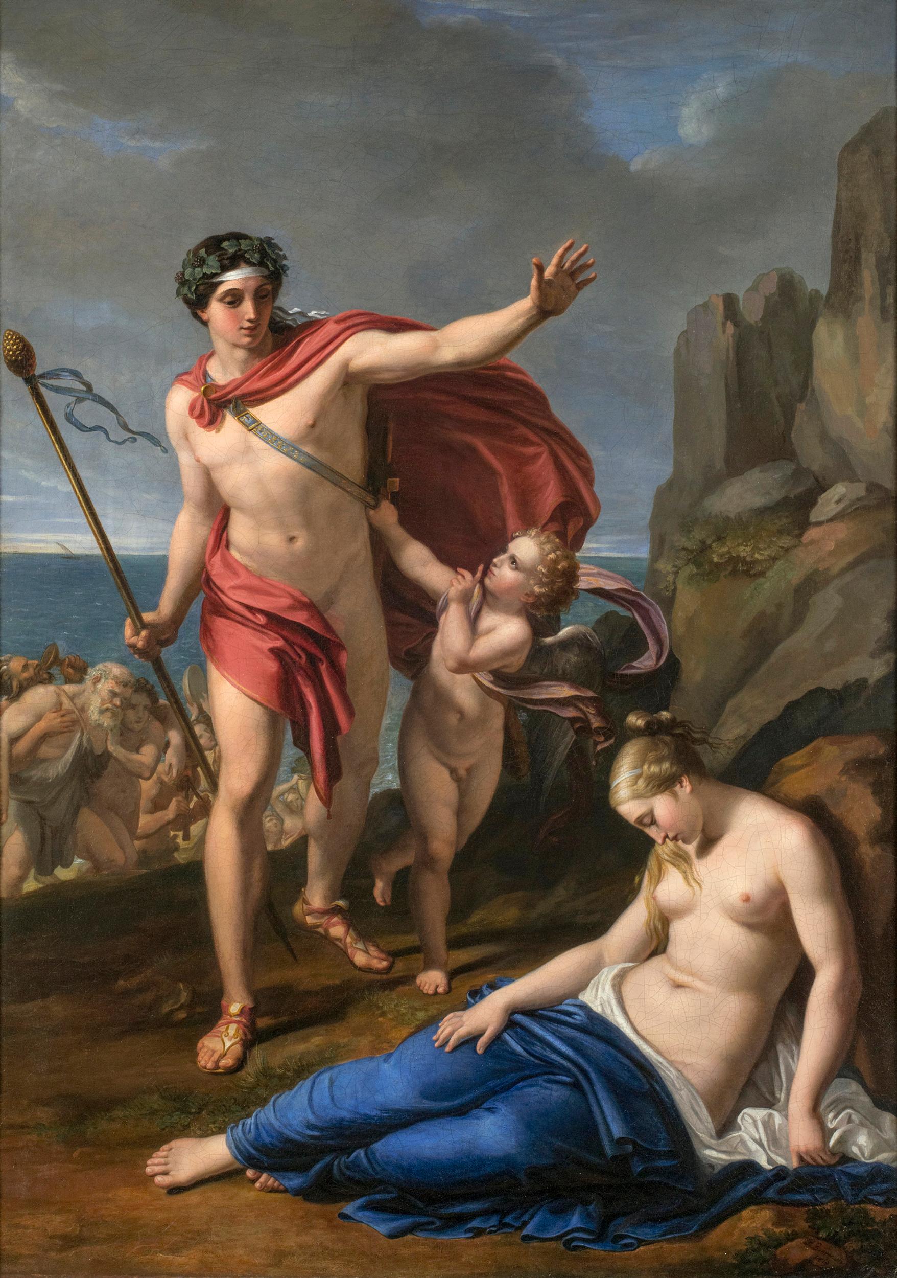 Pietro Benvenuti Nude Painting - Bacchus and Ariadne