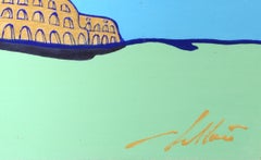 Frutti del Tempo (Roma), Pop Surrealist Painting by Pietro Bulloni