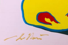 Lo Ete (a Firenze), Pop Surrealist Oil Painting on Canvas by Pietro Bulloni