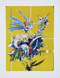 Composition - Lithographie de Pietro Carabellese - années 1970