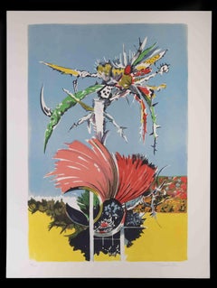 Nature Exposure - Original Lithographie von Pietro Carabellese - 1970er Jahre