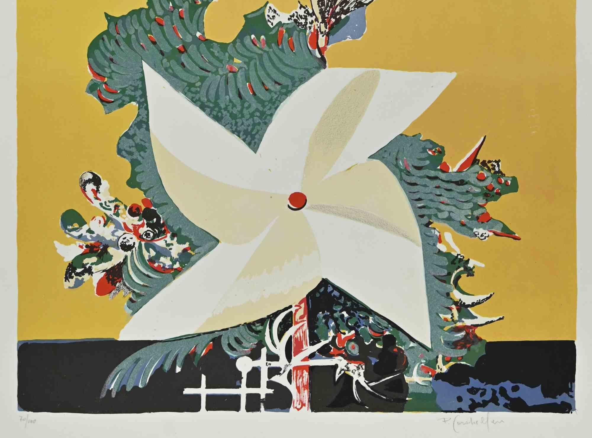Molinete - Litografía de Pietro Carabellese - 1980 en venta 1