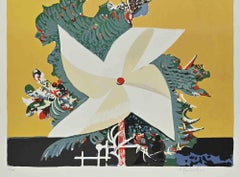 Pinwheel - Lithograph by Pietro Carabellese - 1980