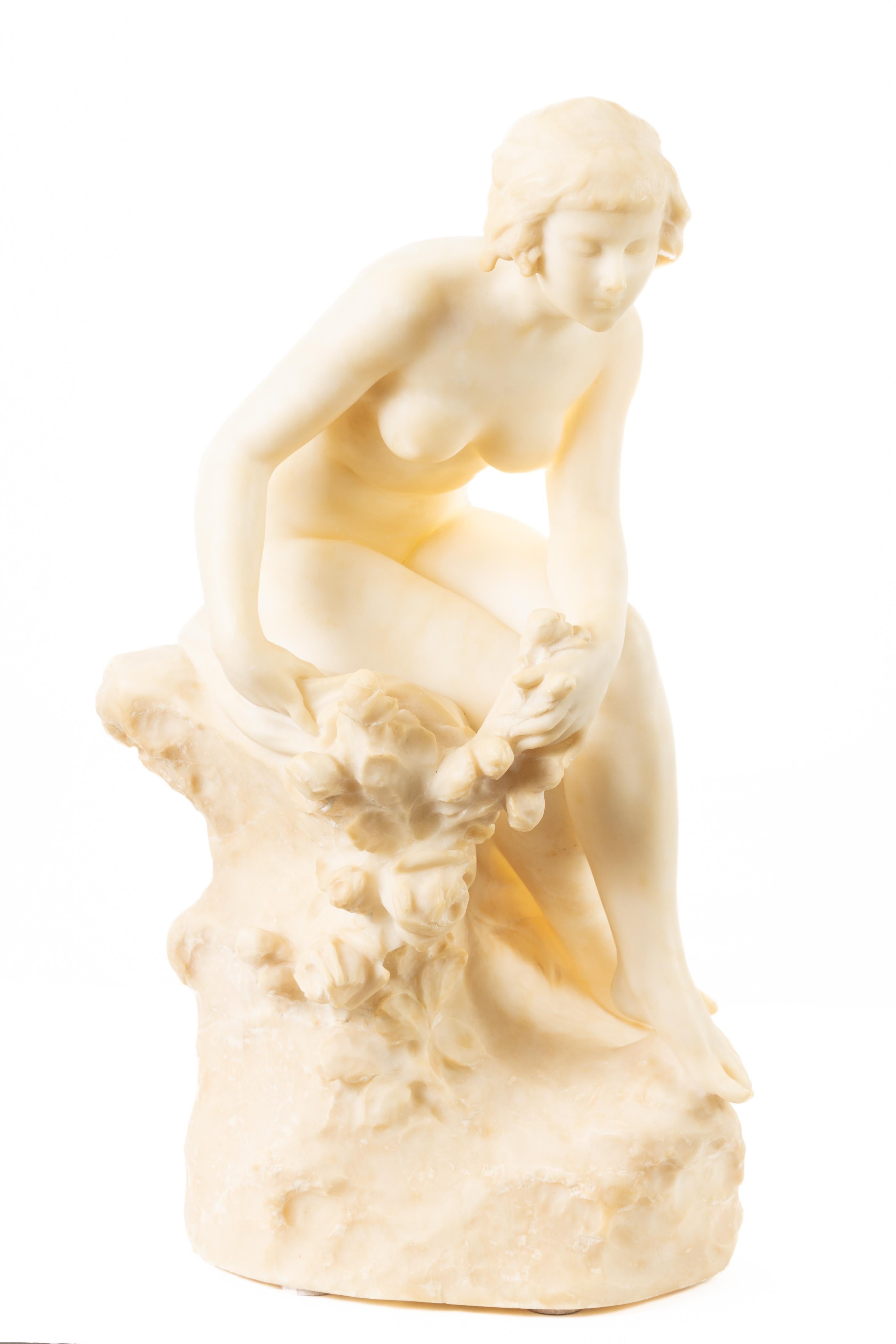 Pietro Ceccarelli Nude Sculpture - Nude Young Woman