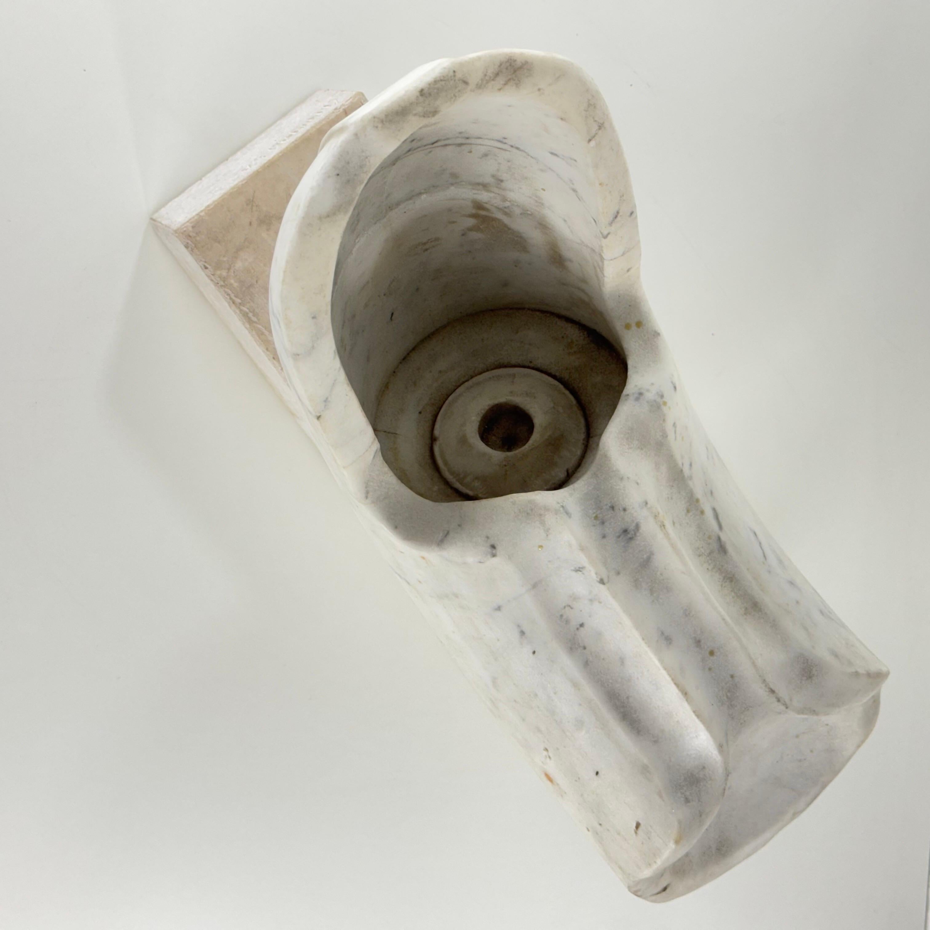 Pietro Cenedella, Biomorphe Skulptur aus Carrara-Marmor, Italien, 1970er Jahre im Angebot 4
