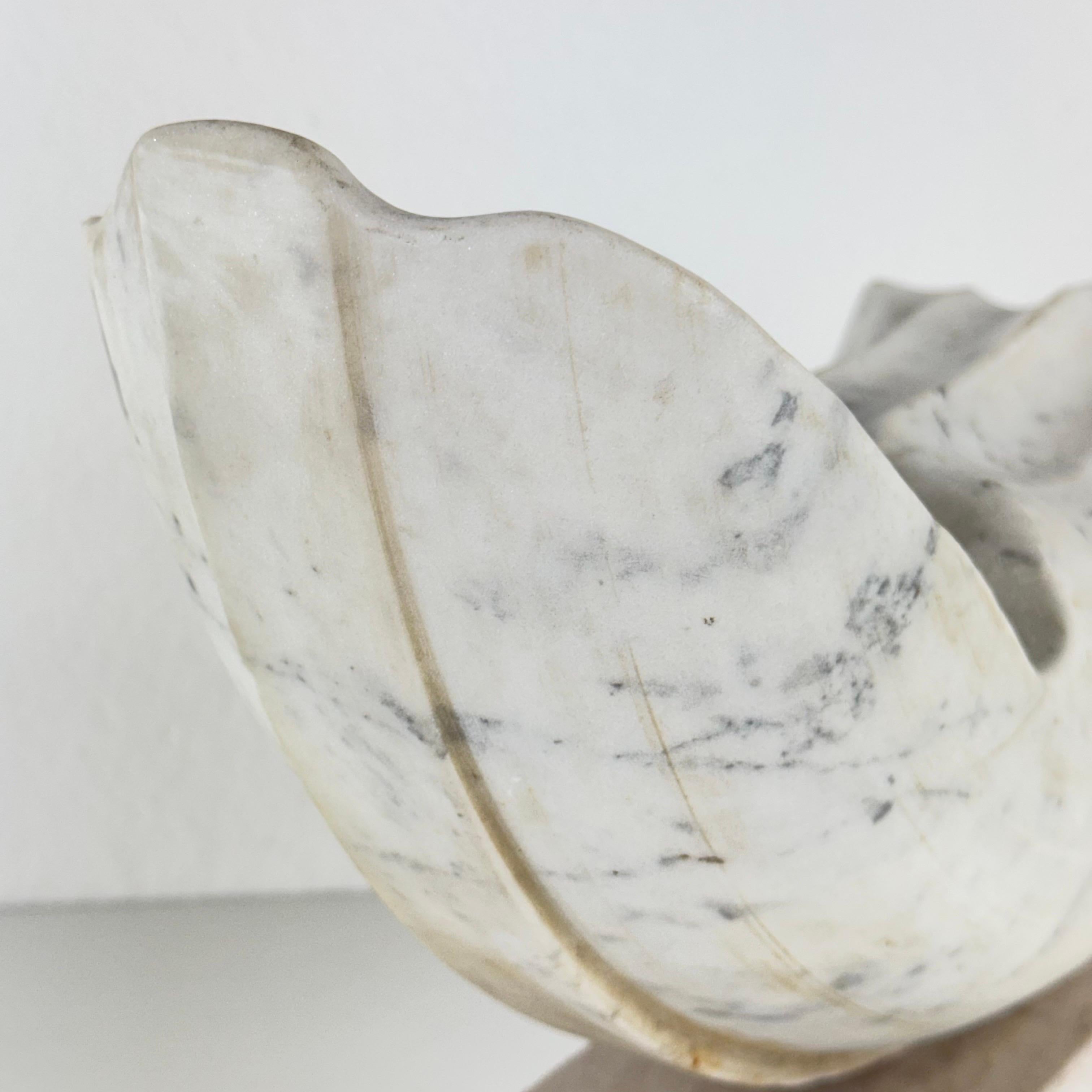 Pietro Cenedella, Biomorphe Skulptur aus Carrara-Marmor, Italien, 1970er Jahre im Angebot 5